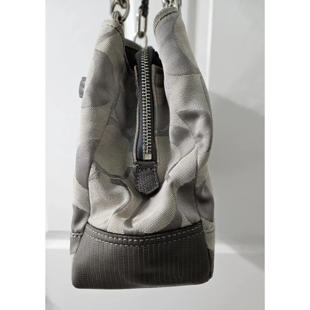 Coach Bag Gray Signature Helsea Jayden Carryall J1282-F17806